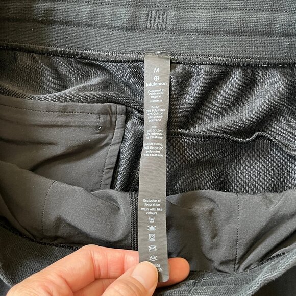 Lululemon City Sweat Jogger Pants - Men's Size M - Black - Picture 7 of 12